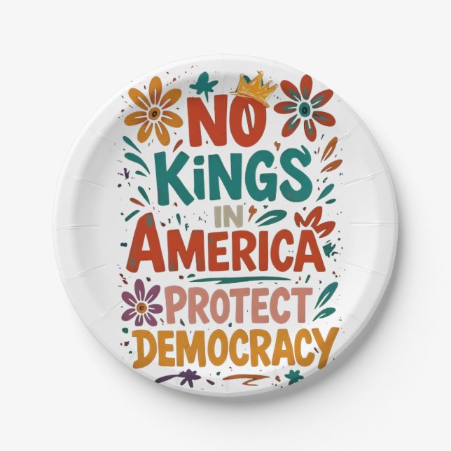 No King In America American Democracy  Pappteller (Vorderseite)