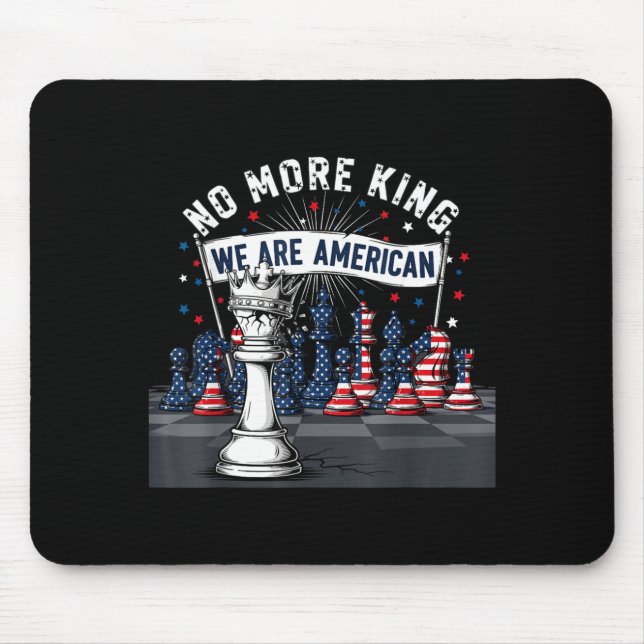 No King In America Gift Men Women  Mousepad (Vorne)