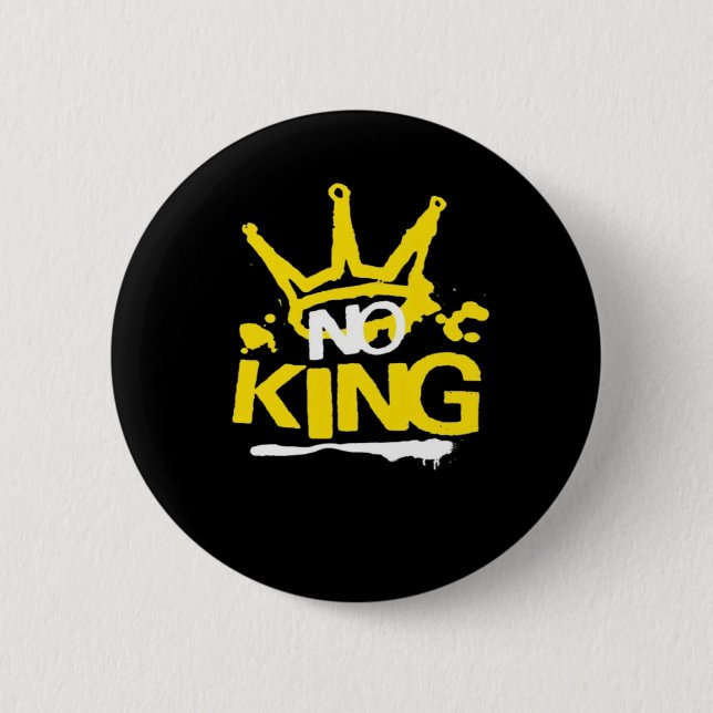 No King Minimal Clean Button (Vorderseite)