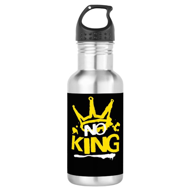 No King Minimal Clean Edelstahlflasche (Vorderseite)