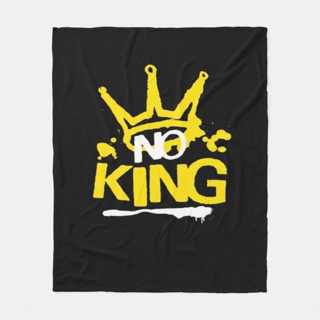 No King Minimal Clean Fleecedecke (Vorderseite)
