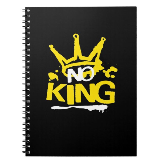 No King Minimal Clean Notizblock (Vorderseite)
