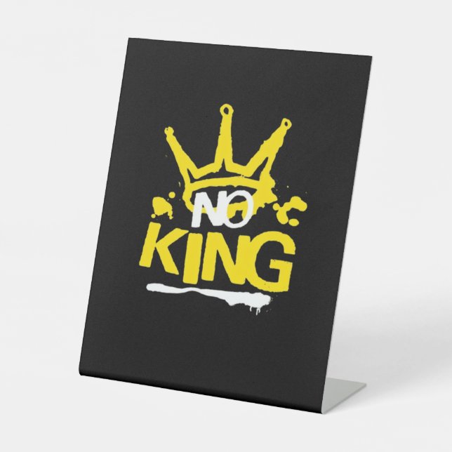 No King Minimal Clean Sockelschild (Vorderseite)