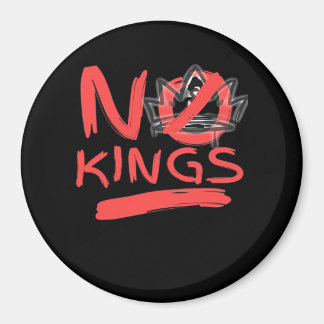 No King Simple Clean Design Magnet