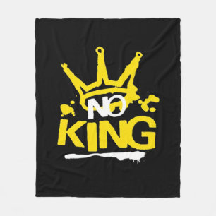 No King Vintage Stil Fleecedecke