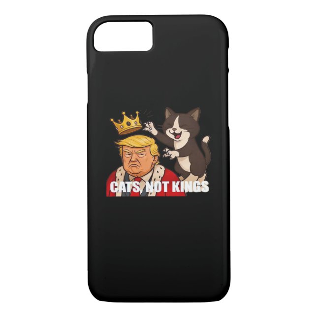 No Kings Anti Cats Funny Classic Style Case-Mate iPhone Hülle (Rückseite)
