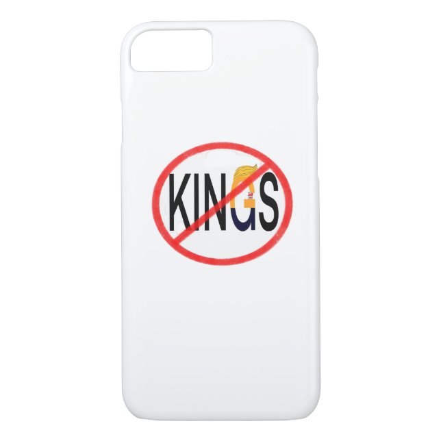 No Kings Anti Classic Minimal Clean Case-Mate iPhone Hülle (Rückseite)