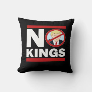 No Kings Anti Classic Minimal Clean Kissen