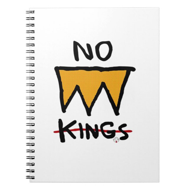 No Kings Anti Classic Notizblock (Vorderseite)