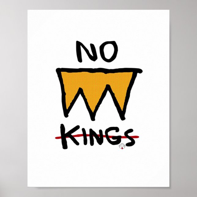 No Kings Anti Classic Poster (Vorne)