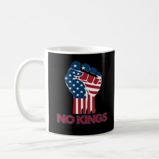 No Kings Anti Classic Retro Stil Kaffeetasse (Links)