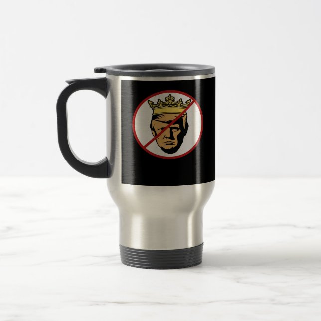 No Kings Anti Creative Classic Design Reisebecher (Links)