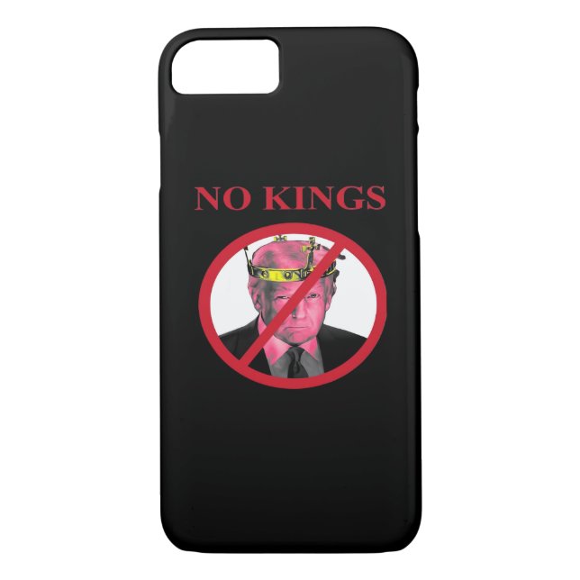No Kings Anti Creative Graphic Style Case-Mate iPhone Hülle (Rückseite)