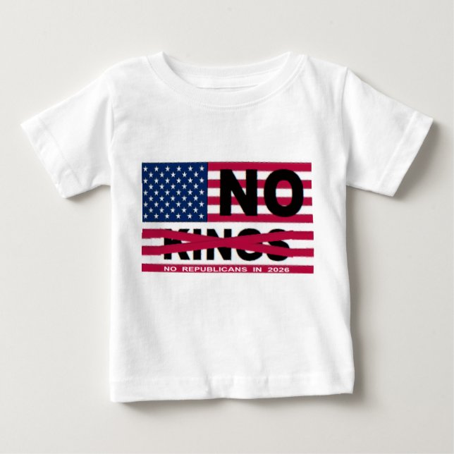 NO KINGS BABY T-SHIRT (Vorderseite)