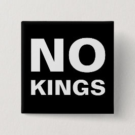 No Kings bold protest Button