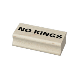 No Kings bold protest Gummistempel