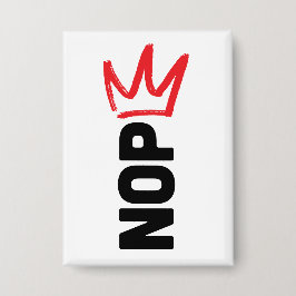 No Kings Button
