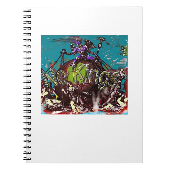 No Kings Classic Modern Minimal Style Notizblock (Vorderseite)