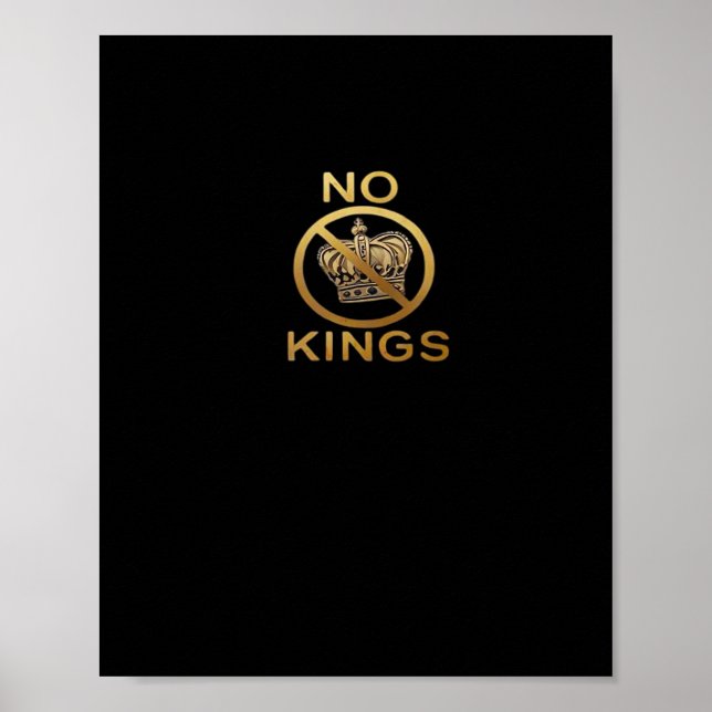 No Kings Creative Stil Poster (Vorne)