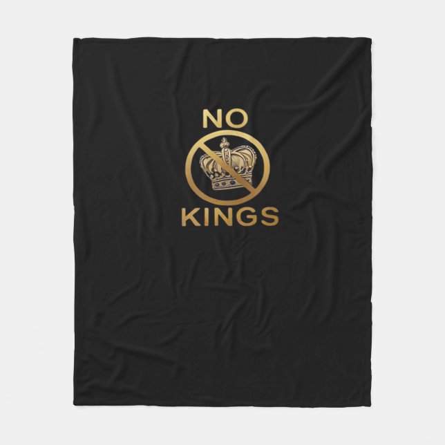 No Kings Creative Style Fleecedecke (Vorderseite)