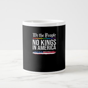 No Kings Day Classic Patriotischer Stil Jumbo-Tasse