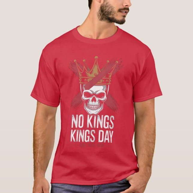 No Kings Day Protest Merch For Men And Women vinta T-Shirt (Vorderseite)