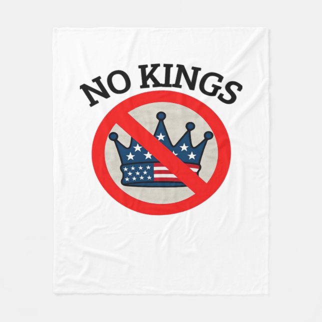No Kings Essential Creative Style Fleecedecke (Vorderseite)