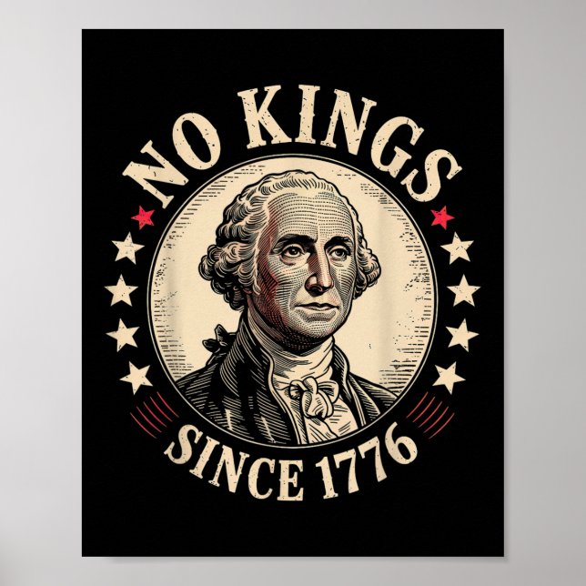 No Kings In America 1776  Poster (Vorne)