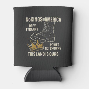 No Kings in America Anti-Trump 4. Juli Dosenkühler