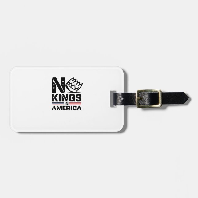 No Kings In America Baby Creative Style Gepäckanhänger (Vorderseite horizontal)