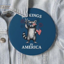 No Kings in America  Button
