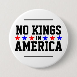 No Kings in America Button