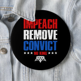 No Kings in America  Button