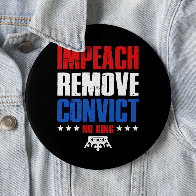 No Kings in America  Button (Beispiel)