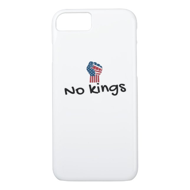 No Kings In America Classic Minimal Clean Case-Mate iPhone Hülle (Rückseite)