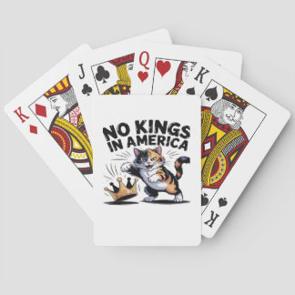 No Kings In America Classic Simple Clean Spielkarten