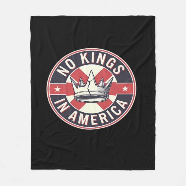 No Kings In America Creative Style Fleecedecke (Vorderseite)