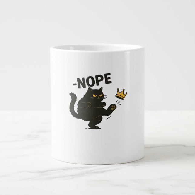 No Kings In America Essential Cool Unique Jumbo-Tasse (Vorderseite)