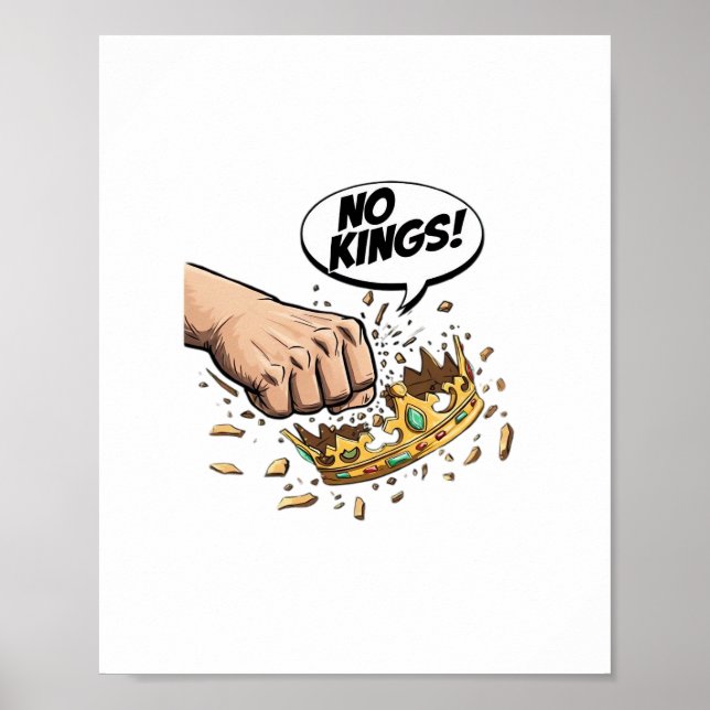 No Kings In America Kreative Gestaltung Poster (Vorne)