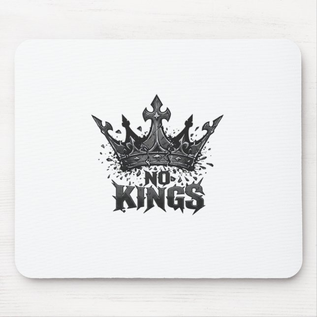 No Kings In America Minimal Clean Mousepad (Vorne)