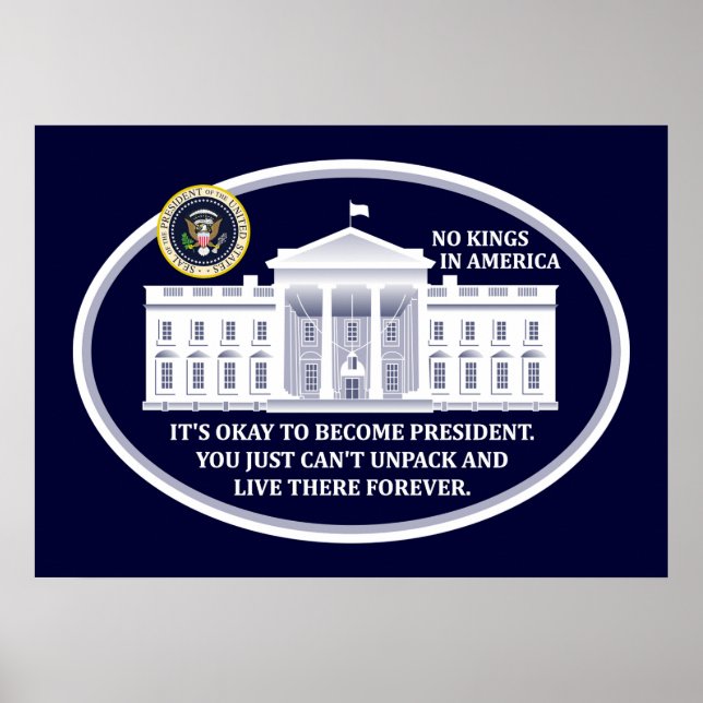 No Kings in America Poster (Vorne)