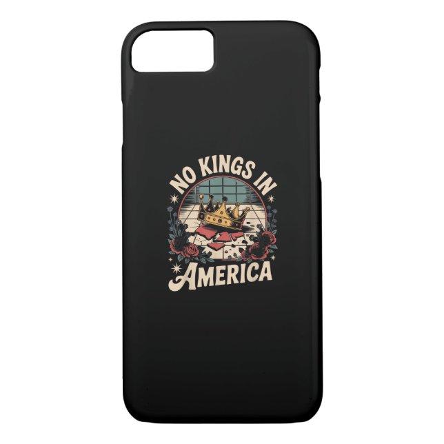 No Kings In America Retro Classic Case-Mate iPhone Hülle (Rückseite)