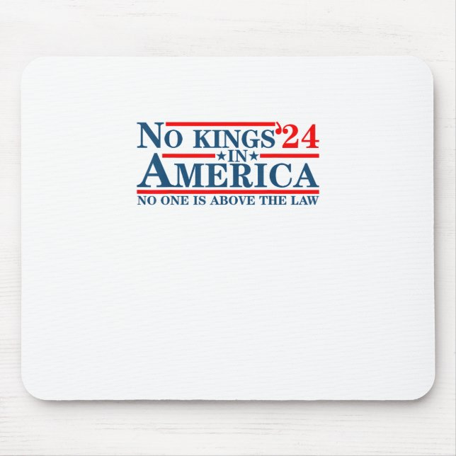 No Kings In America Retro Classic Mousepad (Vorne)
