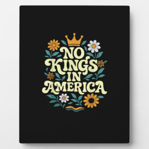 No Kings In America Seit 1776 Freedom Classic Fotoplatte