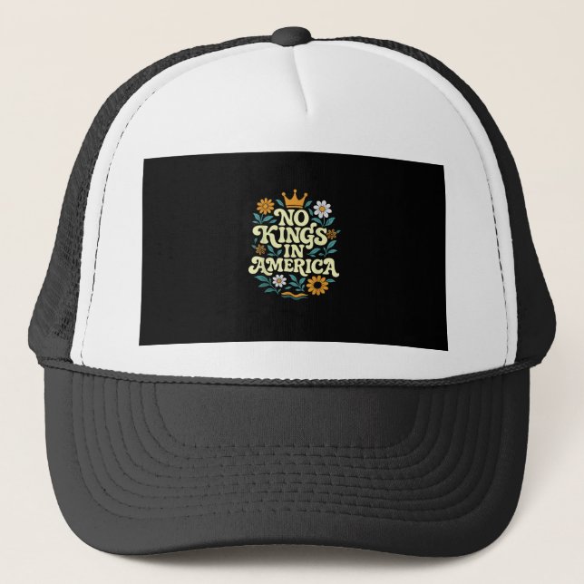 No Kings In America Seit 1776 Freedom Classic Truckerkappe (Vorderseite)
