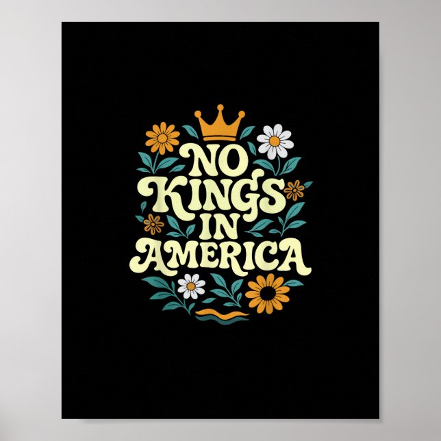No Kings In America Since 1776 Freedom Classic Poster (Vorne)