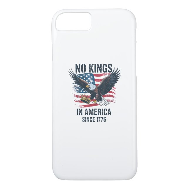 No Kings In America Since 1776 Minimal Clean Case-Mate iPhone Hülle (Rückseite)