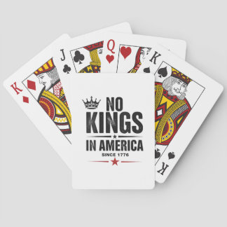 No Kings In America Since 1776 Spielkarten