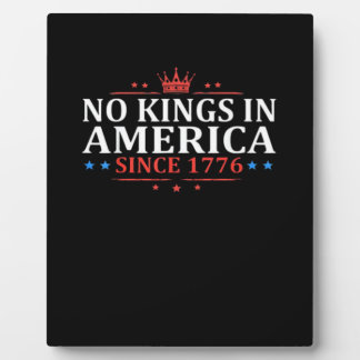 No Kings In America United States Independence Cla Fotoplatte