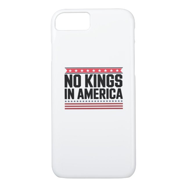 No Kings In America USA Bold Design Case-Mate iPhone Hülle (Rückseite)